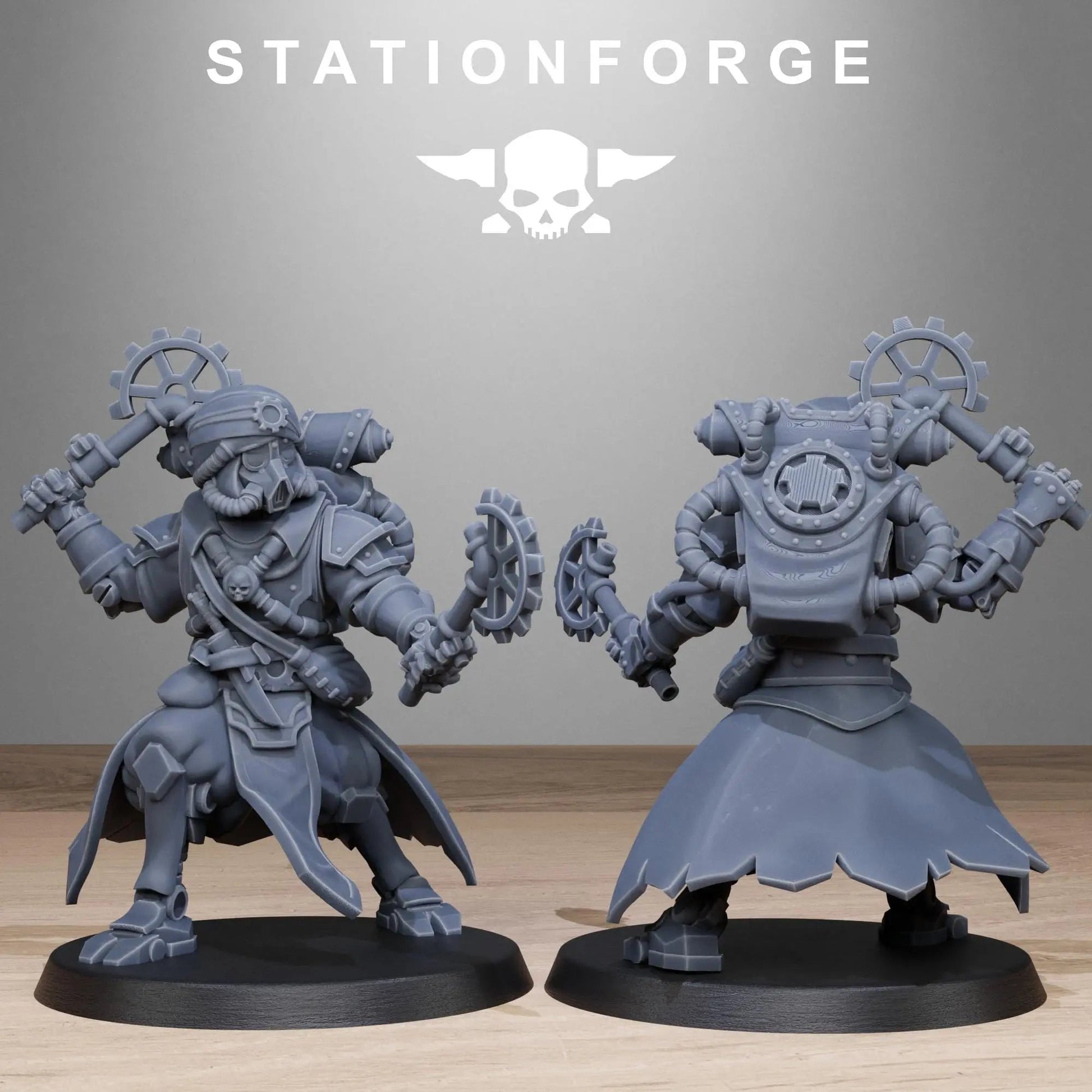 Scavanger Scorchers by Station Forge 28mm Heroic Scale Miniature, 32mm tall, 10 Units, Proxy, Grimdark, Sci - Fi, OPR, Guard, Chaos - DelsBricks Toys & CollectiblesResin Printed MiniatureDelsBricks Toys & CollectiblesMega Diamonds & Schwartzreiter Mini Forge