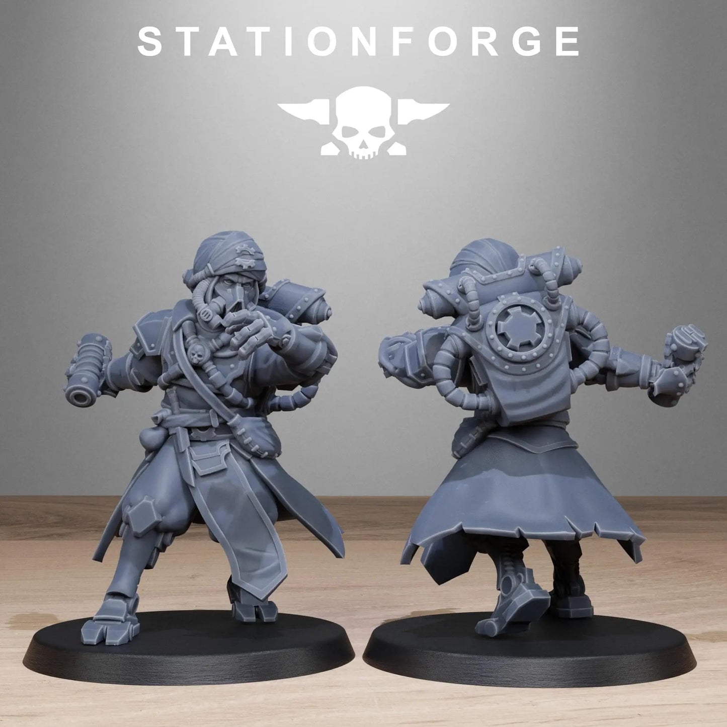 Scavanger Scorchers by Station Forge 28mm Heroic Scale Miniature, 32mm tall, 10 Units, Proxy, Grimdark, Sci - Fi, OPR, Guard, Chaos - DelsBricks Toys & CollectiblesResin Printed MiniatureDelsBricks Toys & CollectiblesMega Diamonds & Schwartzreiter Mini Forge
