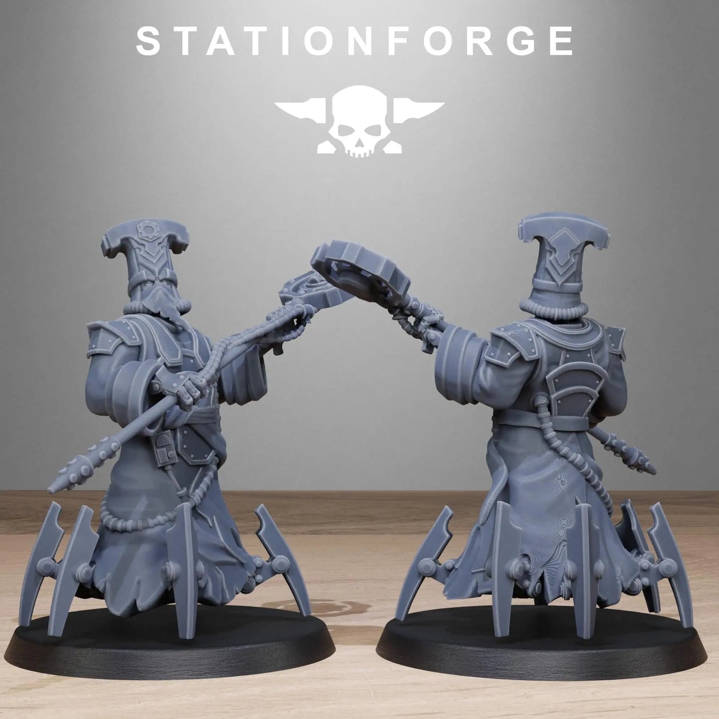 Scavanger Scorchers by Station Forge 28mm Heroic Scale Miniature, 32mm tall, 10 Units, Proxy, Grimdark, Sci - Fi, OPR, Guard, Chaos - DelsBricks Toys & CollectiblesResin Printed MiniatureDelsBricks Toys & CollectiblesMega Diamonds & Schwartzreiter Mini Forge