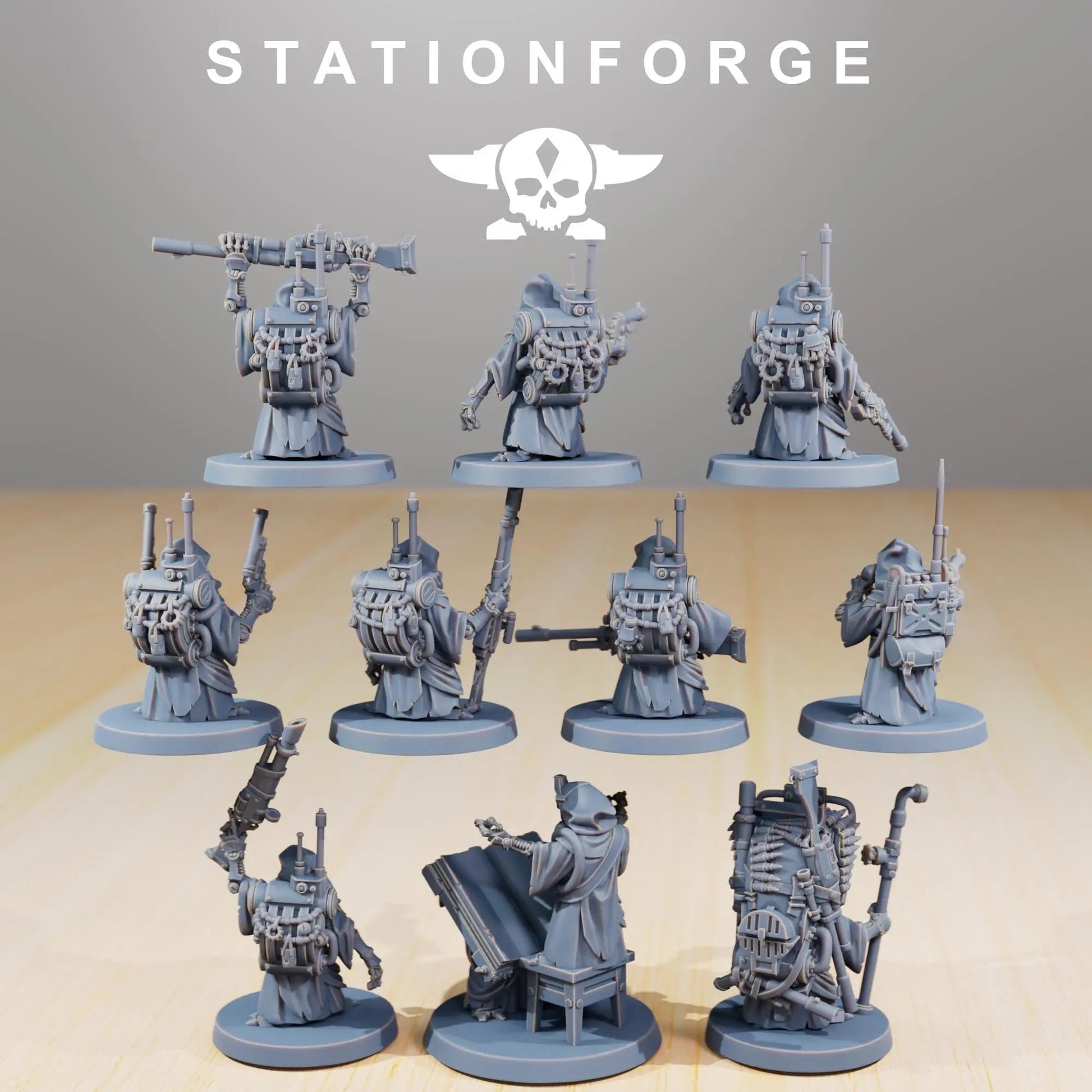 Scavenger Junkard by Station Forge 28/32mm Scale Miniature, 28mm tall, 10 Units, Proxy, Grimdark, Sci - Fi, OPR - DelsBricks Toys & CollectiblesResin Printed MiniatureDelsBricks Toys & CollectiblesMega Diamonds & Schwartzreiter Mini Forge