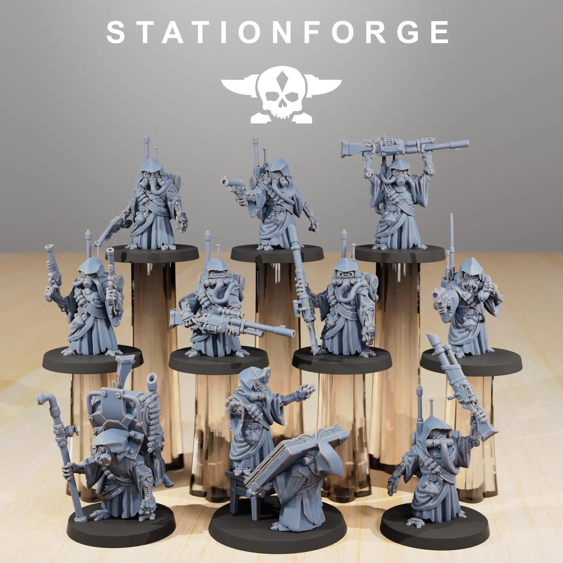 Scavenger Junkard by Station Forge 28/32mm Scale Miniature, 28mm tall, 10 Units, Proxy, Grimdark, Sci - Fi, OPR - DelsBricks Toys & CollectiblesResin Printed MiniatureDelsBricks Toys & CollectiblesMega Diamonds & Schwartzreiter Mini Forge