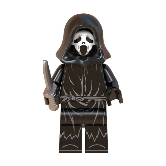 Scream Ghostface Lego Minifigures Custom Horror Toys 1 - DelsBricks MinifiguresLego Horror MinifiguresDelsBricks MinifiguresDelsbricks.com