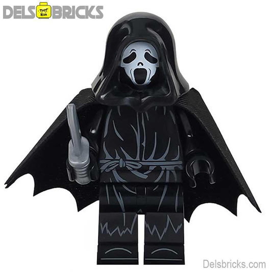 Scream Ghostface Lego Minifigures Custom Horror Toys 1 - DelsBricks MinifiguresLego Horror MinifiguresDelsBricks MinifiguresDelsbricks.com
