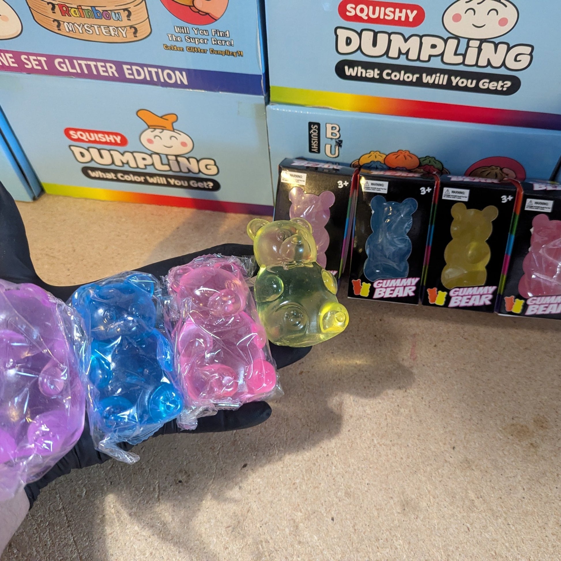 Set of Four Gummy Bear Squish (Slow - Rising Squish) - DelsBricks Toys & CollectiblesDelsBricks Toys & CollectiblesRalphie's Funhouse
