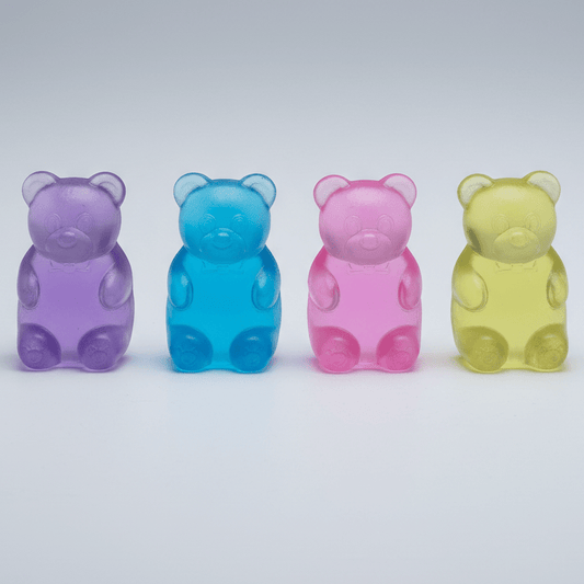 Set of Four Gummy Bear Squish (Slow - Rising Squish) - DelsBricks Toys & CollectiblesDelsBricks Toys & CollectiblesRalphie's Funhouse