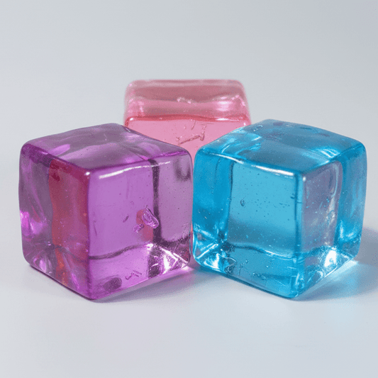 Set of Three Wannabe Nice Cubes (Super Slow - Rising Squish) - DelsBricks Toys & CollectiblesDelsBricks Toys & CollectiblesRalphie's Funhouse