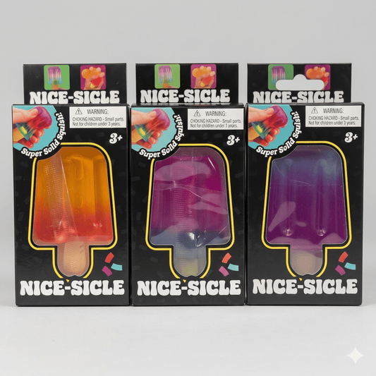 Set of Three Wannabe Nice - Sicle (Gelatin Squish) - DelsBricks Toys & CollectiblesDelsBricks Toys & CollectiblesRalphie's Funhouse