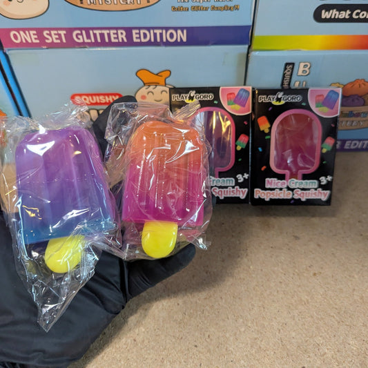 Set of Two Ice Cream Popsicles (Gelatin Squish) - DelsBricks Toys & CollectiblesDelsBricks Toys & CollectiblesRalphie's Funhouse