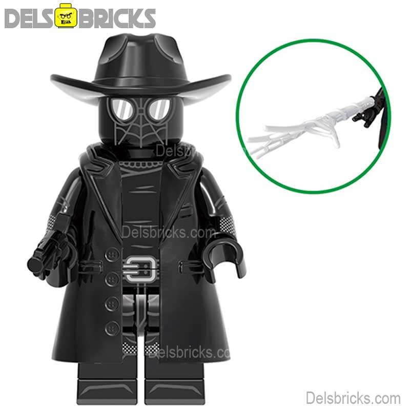 Shadow Spider - Man Black Noir Suit Lego Minifigures Custom Toys NEW - DelsBricks MinifiguresSpiderman Lego MinifiguresDelsBricks MinifiguresDelsbricks.com