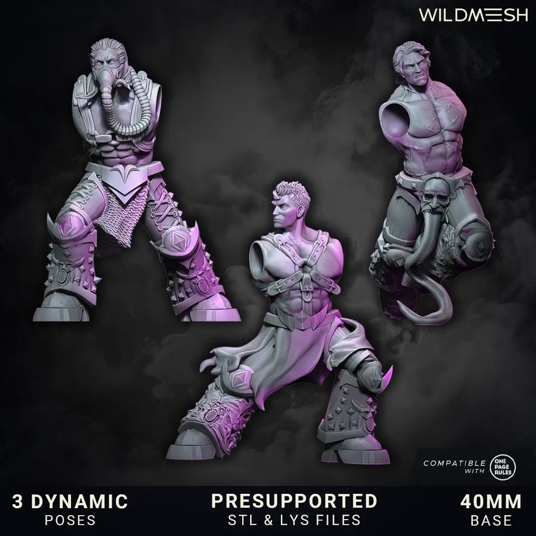 Shards of Excess by Wild Mesh 28/32mm Heroic Scale Miniature, 35mm tall, 3 Units - DelsBricks Toys & CollectiblesResin Printed MiniatureDelsBricks Toys & CollectiblesMega Diamonds & Schwartzreiter Mini Forge