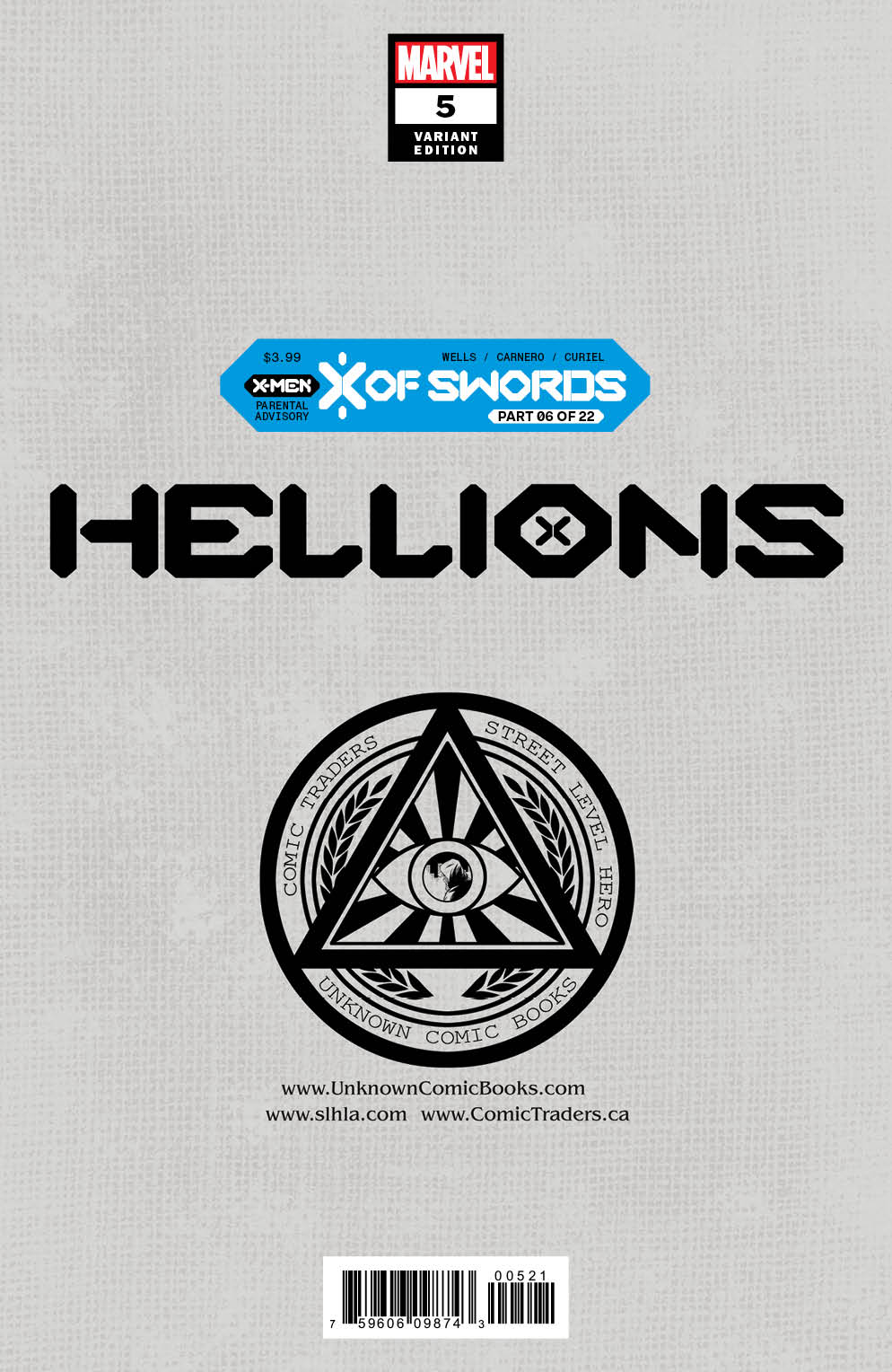 [Signed by Chris Britton] Hellions 5 Unknown Comics Jay Anacleto Exclusive Virgin Var Xos [IN STOCK] - DelsBricks Toys & CollectiblesCOMIC BOOK EXCLUSIVEDelsBricks Toys & CollectiblesUnknown Comic Books