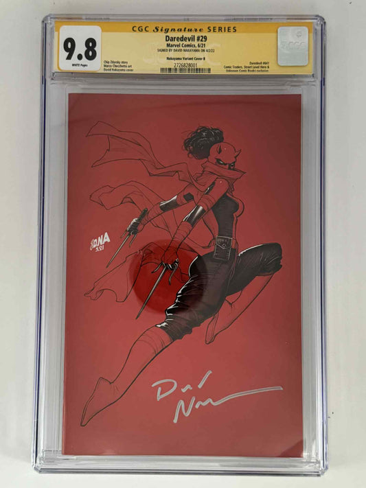 [Signed by David Nakayama] Daredevil 29 CGC 9.8 Yellow Label Exclusive Virgin Color Bleed Var - DelsBricks Toys & CollectiblesCOMIC BOOKDelsBricks Toys & CollectiblesUnknown Comic Books