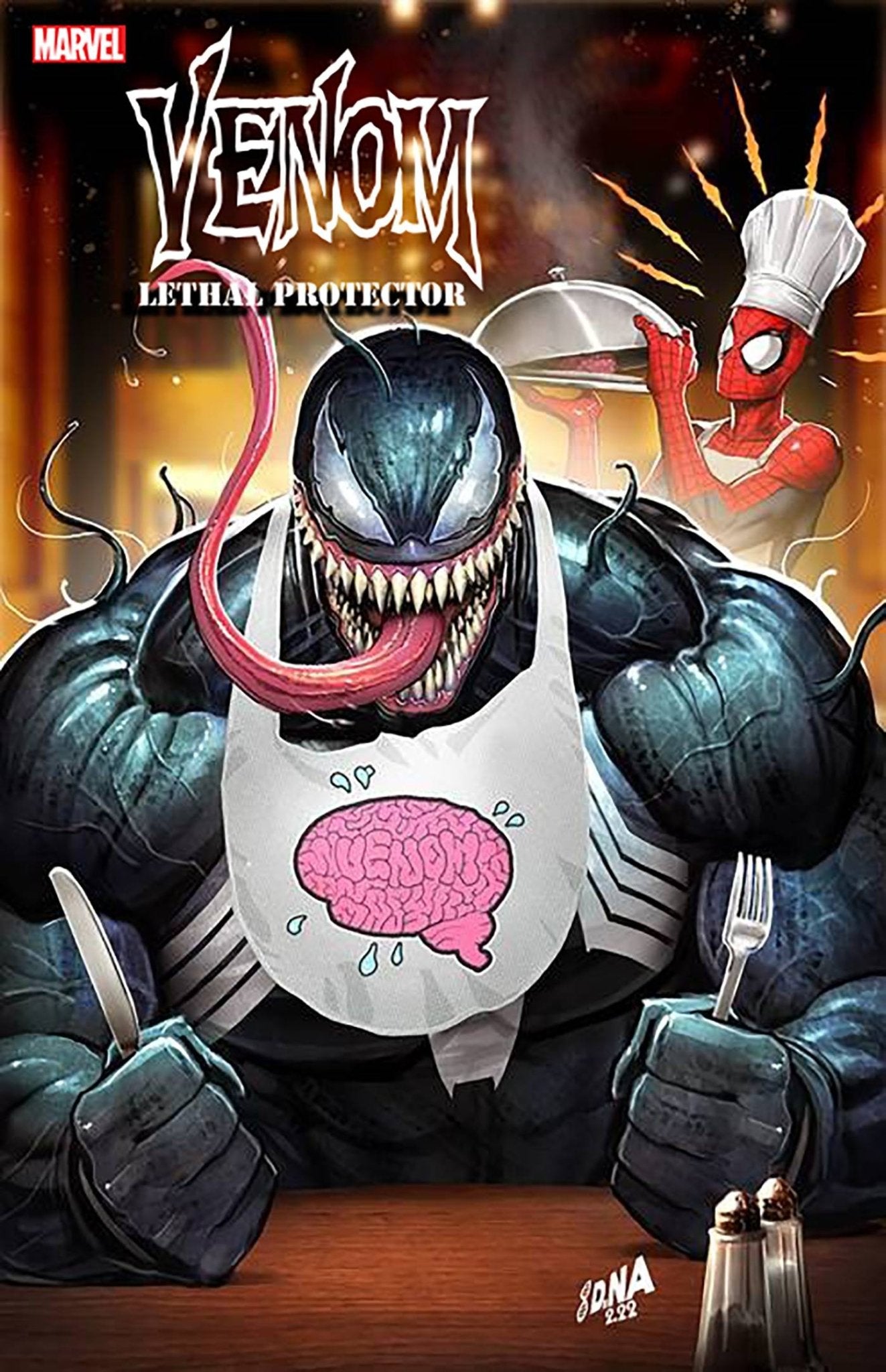 [Signed by David Nakayama] VENOM: LETHAL PROTECTOR 1 NAKAYAMA VARIANT[1:25] - DelsBricks Toys & CollectiblesCOMIC BOOKSDelsBricks Toys & CollectiblesUnknown Comic Books
