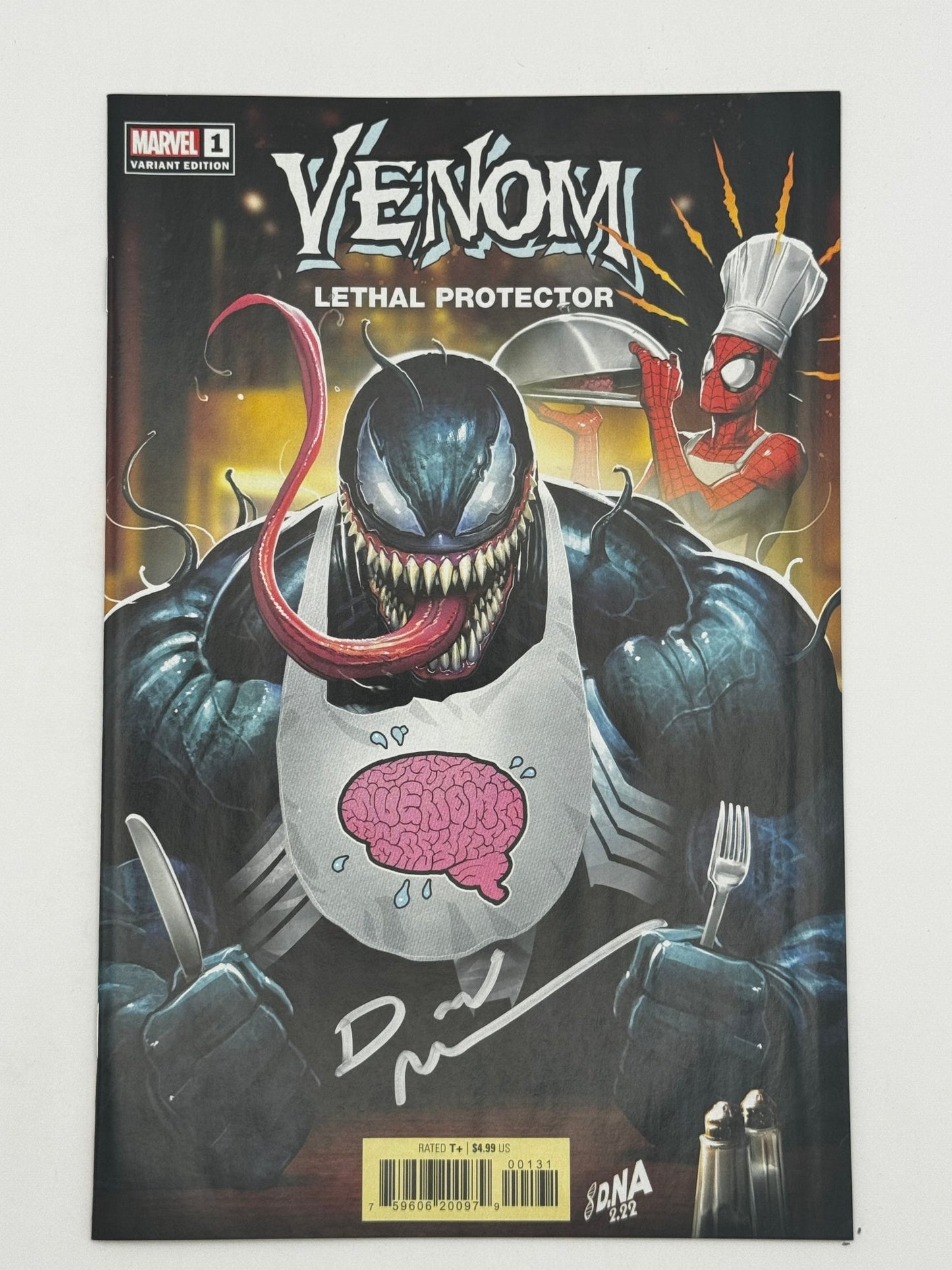 [Signed by David Nakayama] VENOM: LETHAL PROTECTOR 1 NAKAYAMA VARIANT[1:25] - DelsBricks Toys & CollectiblesCOMIC BOOKSDelsBricks Toys & CollectiblesUnknown Comic Books
