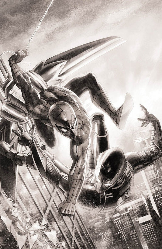 [Signed by Hickman] Ultimate Spider - Man 1 B&W CON VIRGIN Unknown Comics Matrazzo Exclusive Var [INST] 3rd PTG - DelsBricks Toys & CollectiblesCOMIC BOOKDelsBricks Toys & CollectiblesUnknown Comic Books