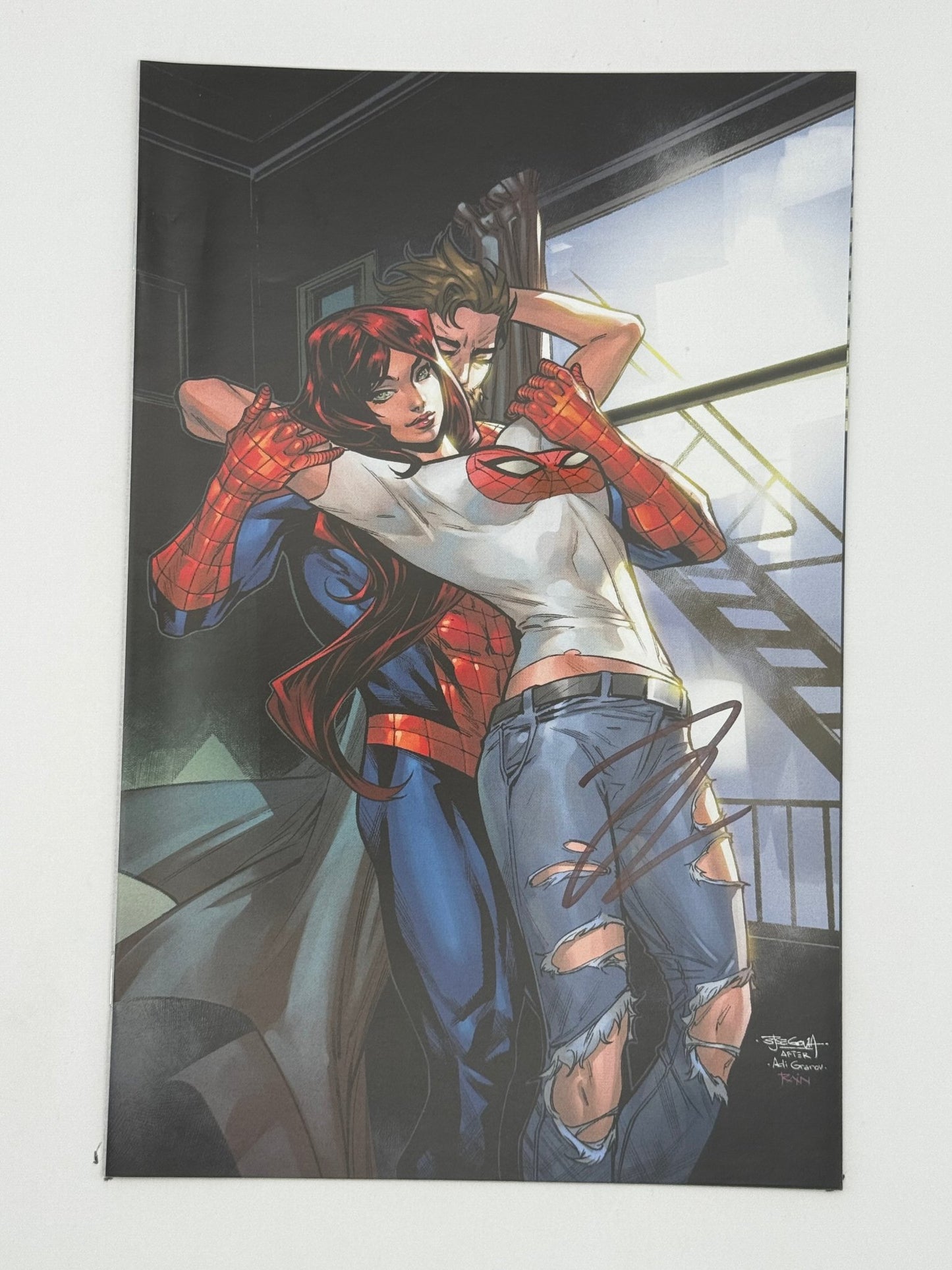 [Signed by Hickman] Ultimate Spider - Man 5 Virgin Unknown Comics Segovia Exclusive Var [INST] - DelsBricks Toys & CollectiblesCOMIC BOOKDelsBricks Toys & CollectiblesUnknown Comic Books
