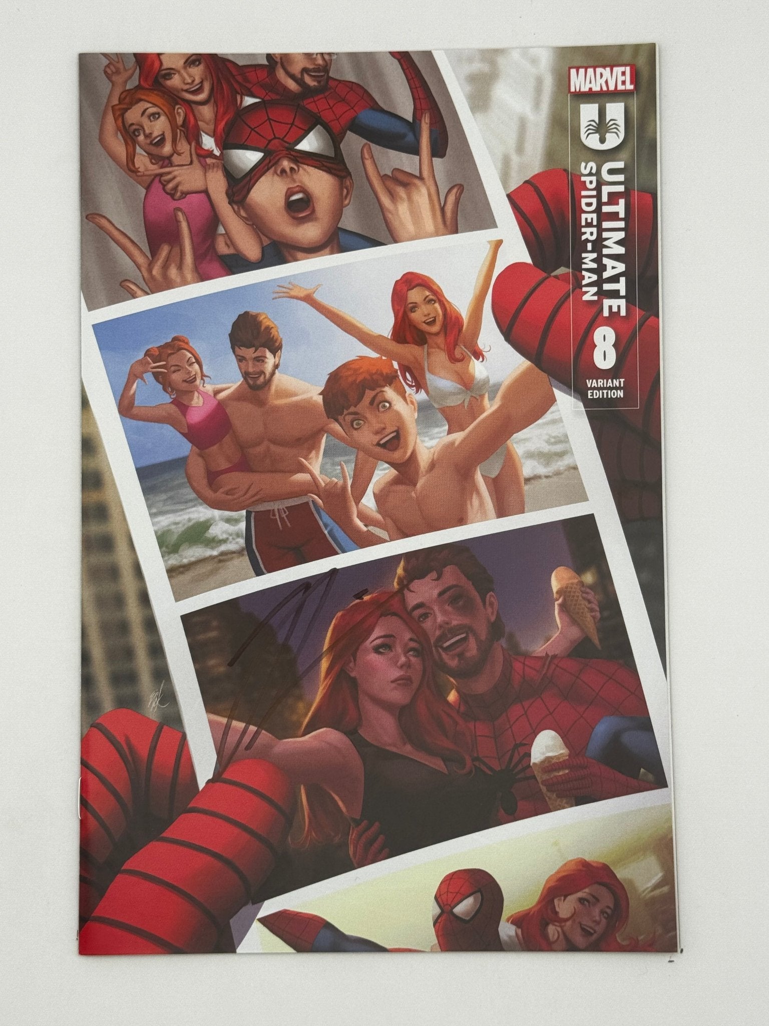 [Signed by Hickman] Ultimate Spider - Man 8 Unknown Comics Ejikure Exclusive Var [INST] - DelsBricks Toys & CollectiblesCOMIC BOOKDelsBricks Toys & CollectiblesUnknown Comic Books
