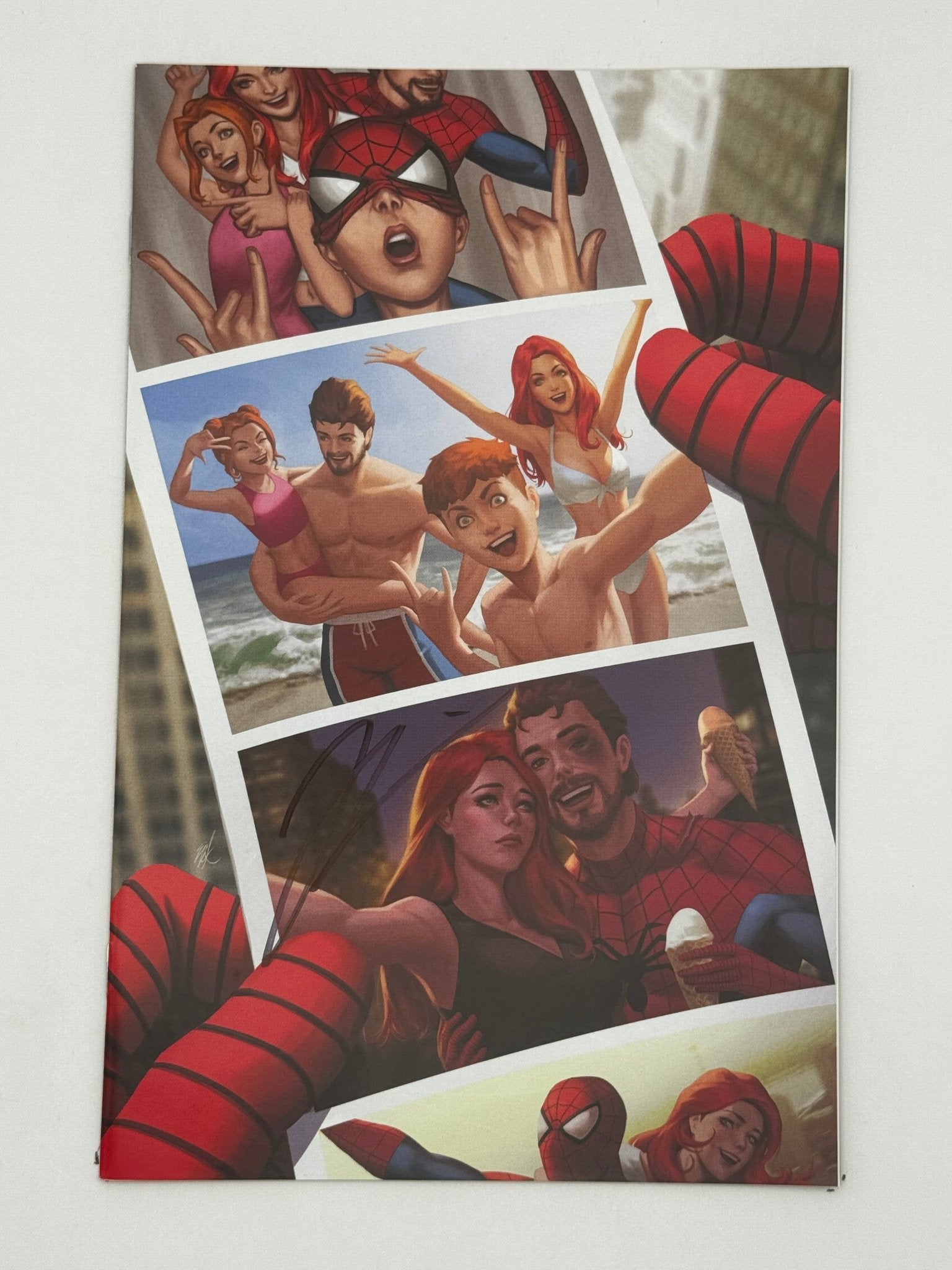 [Signed by Hickman] Ultimate Spider - Man 8 Virgin Unknown Comics Ejikure Exclusive Var [INST] - DelsBricks Toys & CollectiblesCOMIC BOOKDelsBricks Toys & CollectiblesUnknown Comic Books
