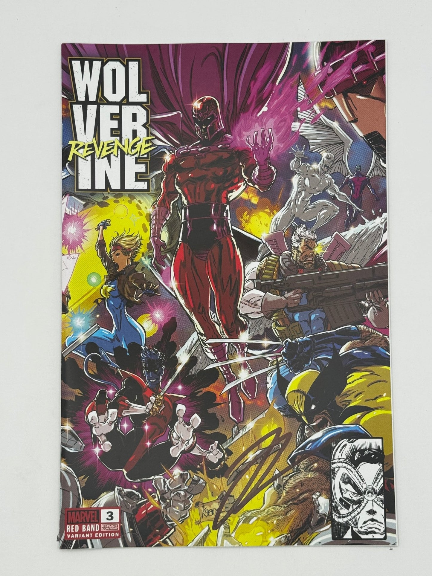 [Signed by Hickman] Wolverine: Revenge - Red Band 3 Unknown Comics Andrews Convention Exclusive Var Explicit Content [INST] - DelsBricks Toys & CollectiblesCOMIC BOOKDelsBricks Toys & CollectiblesUnknown Comic Books