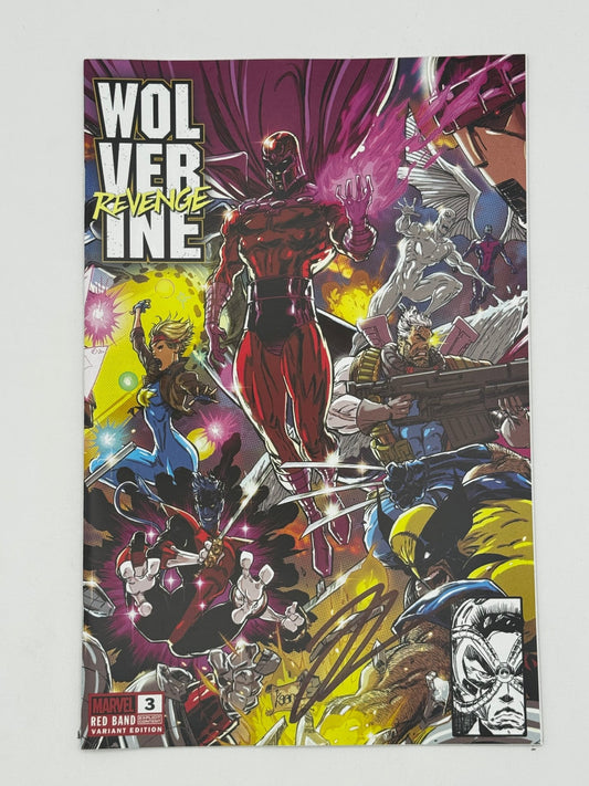 [Signed by Hickman] Wolverine: Revenge - Red Band 3 Unknown Comics Andrews Convention Exclusive Var Explicit Content [INST] - DelsBricks Toys & CollectiblesCOMIC BOOKDelsBricks Toys & CollectiblesUnknown Comic Books