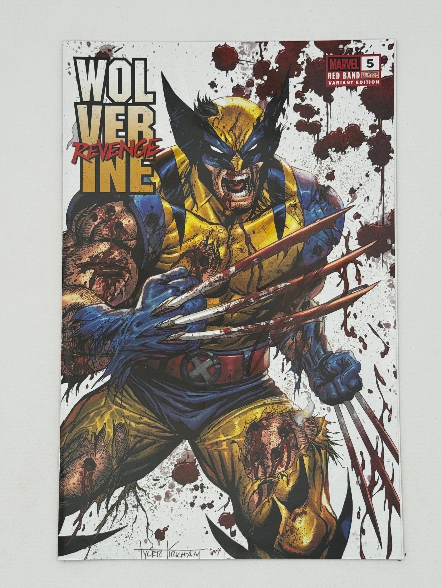 [Signed by Hickman] Wolverine: Revenge - Red Band 5 Unknown Comics Kirkham Convention Exclusive Var Explicit Content [INST] - DelsBricks Toys & CollectiblesCOMIC BOOKDelsBricks Toys & CollectiblesUnknown Comic Books