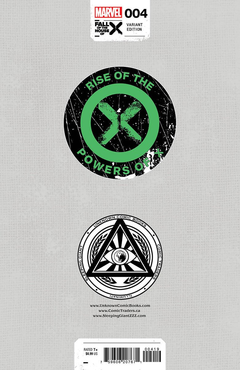 [Signed by Kaare Andrews] RISE OF THE POWERS OF X 4 UNKNOWN COMICS KAARE ANDREWS EXCLUSIVE VIRGIN VAR [FHX] [IN STOCK] - DelsBricks Toys & CollectiblesComic BookDelsBricks Toys & CollectiblesUnknown Comic Books