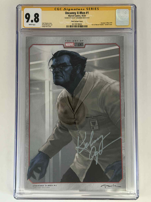 [Signed by Kelsey Grammar] Uncanny X - Men 1 CGC 9.8 Yellow Label Andy Park Exclusive Virgin Var - DelsBricks Toys & CollectiblesCOMIC BOOKDelsBricks Toys & CollectiblesUnknown Comic Books