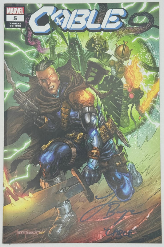 [Signed by Lawerence Bayne] Cable 5 Unknown Comics Tyler Kirkham Exclusive Var [IN STOCK] - DelsBricks Toys & CollectiblesCOMIC BOOK EXCLUSIVEDelsBricks Toys & CollectiblesUnknown Comic Books
