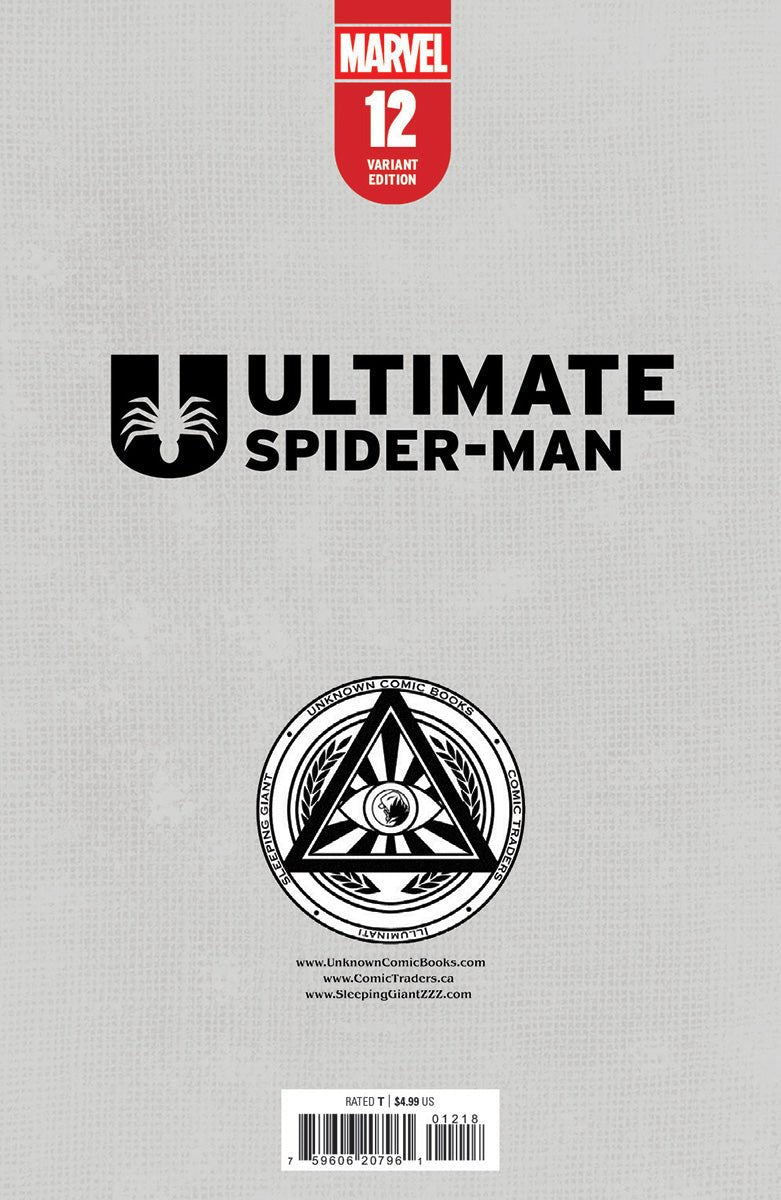 [Signed by Leirix] Ultimate Spider - Man 12 Unknown Comics Leirix Exclusive Var [IN STOCK] - DelsBricks Toys & CollectiblesComic BookDelsBricks Toys & CollectiblesUnknown Comic Books