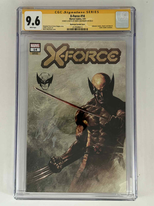 [Signed by Marco Mastrazzo] X - Force 14 CGC 9.8 Yellow Label Exclusive Var - DelsBricks Toys & CollectiblesCOMIC BOOKDelsBricks Toys & CollectiblesUnknown Comic Books