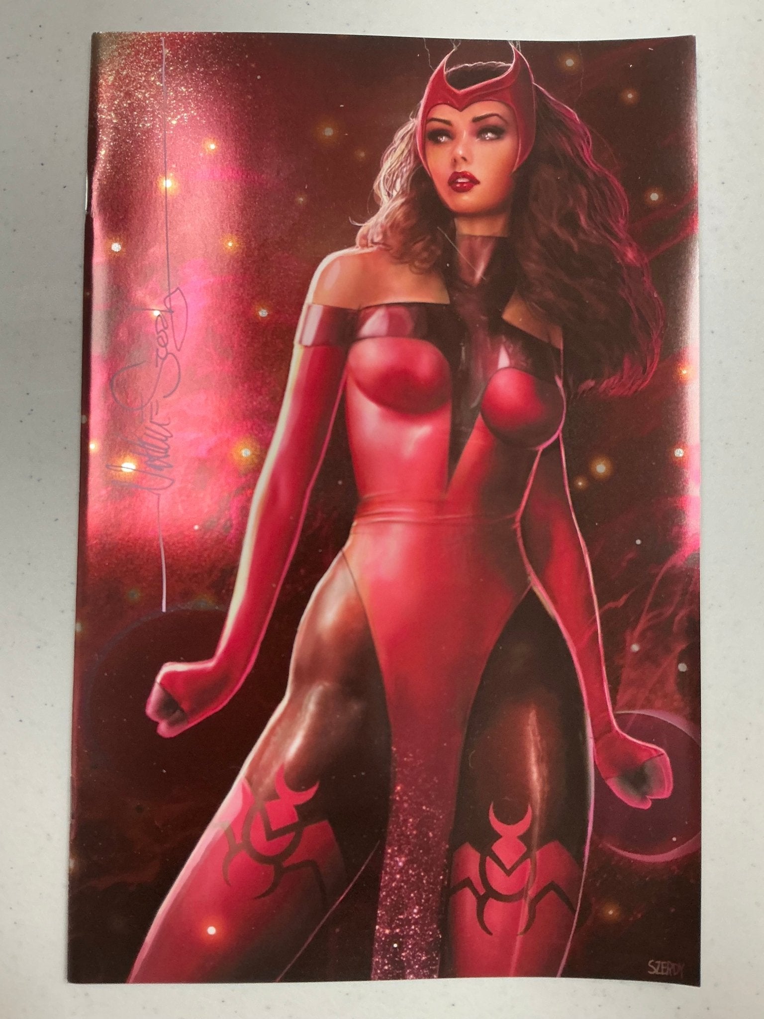 [Signed by Nathan Szerdy] [Foil] AVENGERS 1 UNKNOWN COMICS NATHAN SZERDY EXCLUSIVE VIRGIN VAR [IN STOCK] - DelsBricks Toys & CollectiblesCOMIC BOOK EXCLUSIVEDelsBricks Toys & CollectiblesUnknown Comic Books