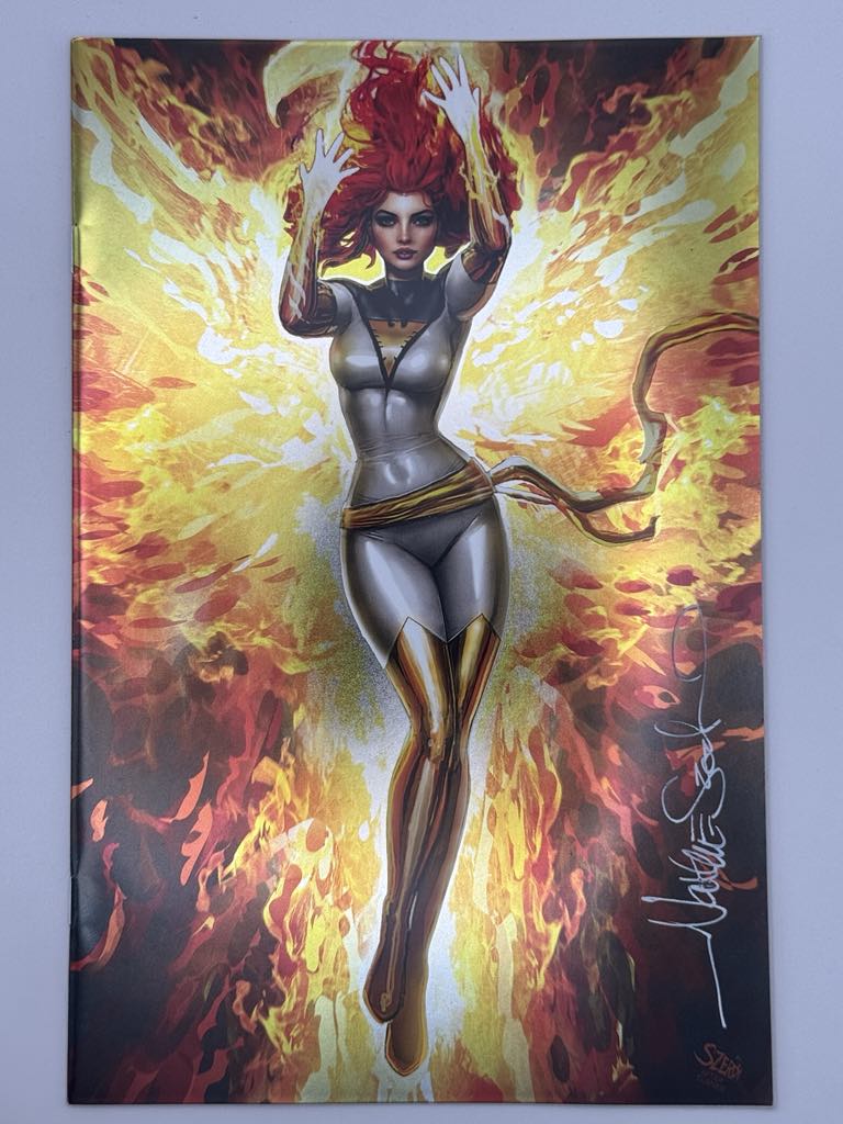 [Signed by Nathan Szerdy] [FOIL] PHOENIX 3 UNKNOWN COMICS EXCLUSIVE NATHAN SZERDY VIRGIN VAR [IN STOCK] - DelsBricks Toys & CollectiblesCOMIC BOOKDelsBricks Toys & CollectiblesUnknown Comic Books
