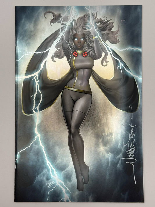 [Signed by Nathan Szerdy] [FOIL] STORM 1 UNKNOWN COMICS NATHAN SZERDY EXCLUSIVE VIRGIN CONVENTION VAR IN STOCK - DelsBricks Toys & CollectiblesCOMIC BOOKDelsBricks Toys & CollectiblesUnknown Comic Books