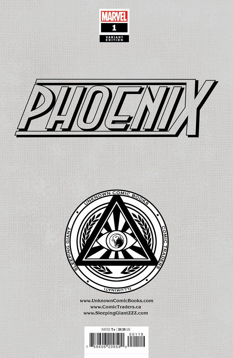[Signed by Nathan Szerdy] PHOENIX 1 UNKNOWN COMICS NATHAN SZERDY VIRGIN VAR [IN STOCK] - DelsBricks Toys & CollectiblesCOMIC BOOKDelsBricks Toys & CollectiblesUnknown Comic Books