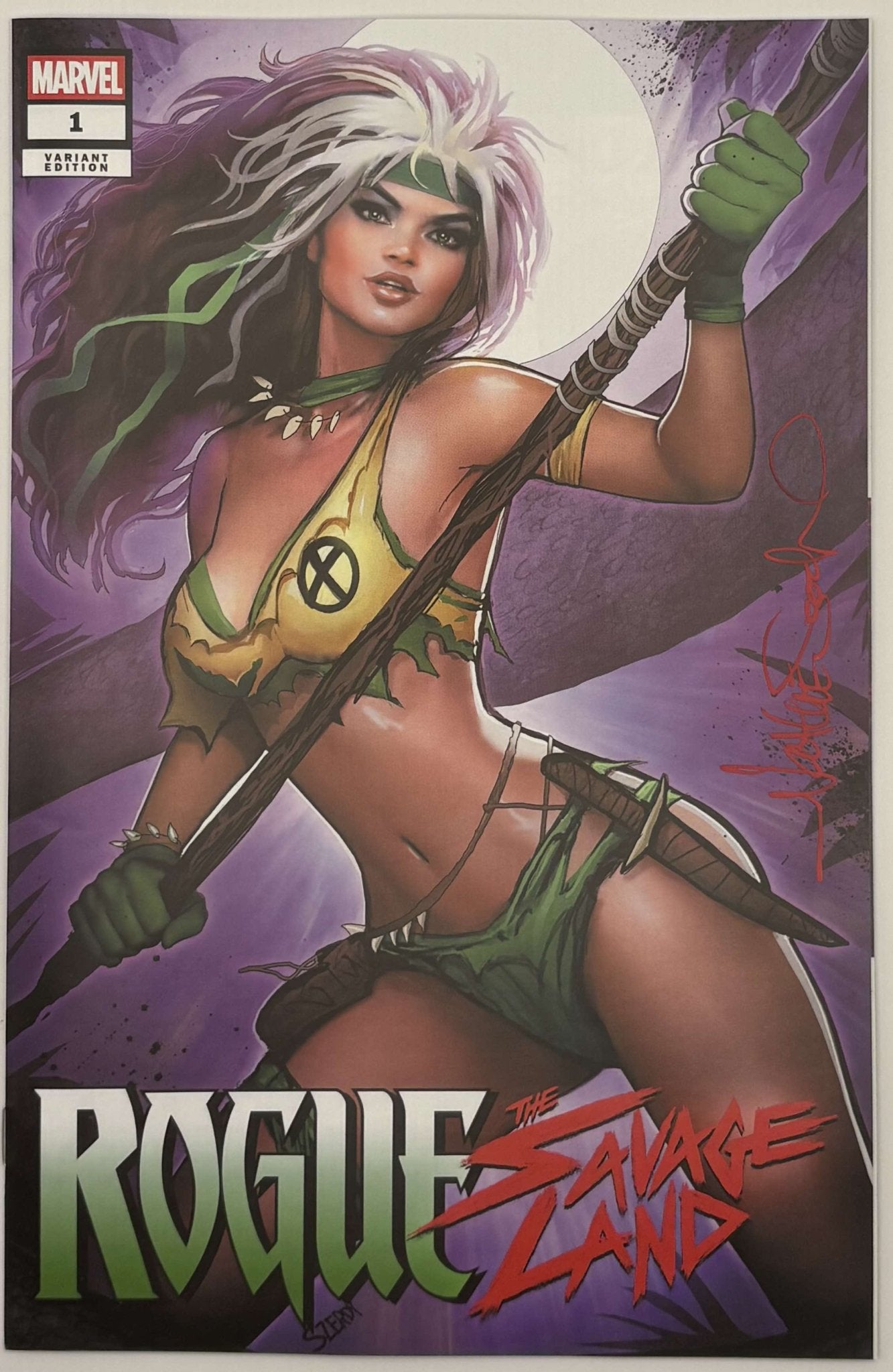 [Signed by Nathan Szerdy] Rogue: The Savage Land 1 Unknown Comics Nathan Szerdy Exclusive Var (06/2025) - DelsBricks Toys & CollectiblesCOMIC BOOKDelsBricks Toys & CollectiblesUnknown Comic Books