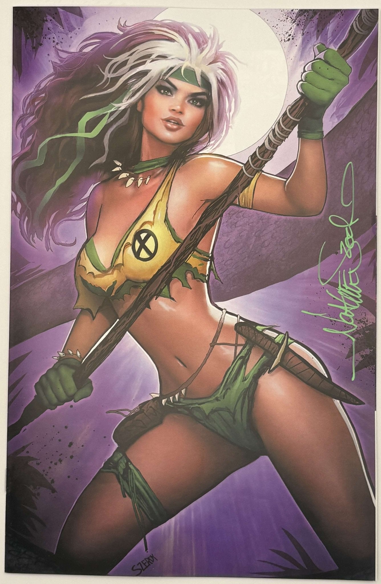 [Signed by Nathan Szerdy] Rogue: The Savage Land 1 Unknown Comics Nathan Szerdy Exclusive Virgin Var (06/2025) - DelsBricks Toys & CollectiblesCOMIC BOOKDelsBricks Toys & CollectiblesUnknown Comic Books