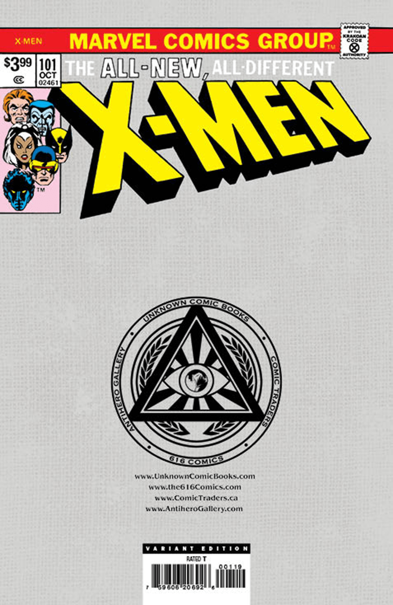 [Signed by Nathan Szerdy] X - MEN 101 FACSIMILE EDITION UNKNOWN COMICS NATHAN SZERDY EXCLUSIVE GREEN VAR [IN STOCK] - DelsBricks Toys & CollectiblesEXCLUSIVEDelsBricks Toys & CollectiblesUnknown Comic Books