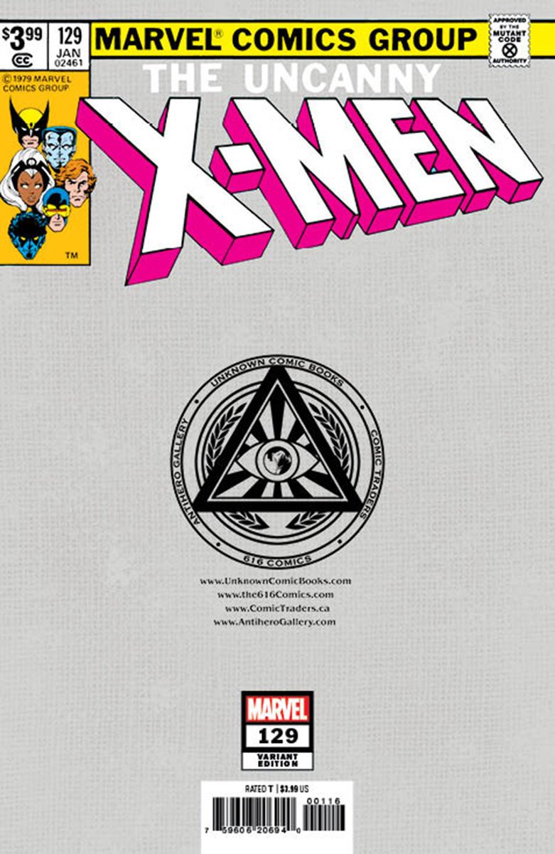 [Signed by Nathan Szerdy] X - MEN 129 FACSIMILE EDITION UNKNOWN COMICS NATHAN SZERDY EXCLUSIVE VIRGIN VAR [IN STOCK] - DelsBricks Toys & CollectiblesCOMIC BOOKDelsBricks Toys & CollectiblesUnknown Comic Books