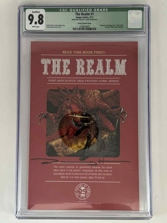 [Signed by Seth Peck] The Realm 1 CGC 9.8 Green Label Exclusive Secret Var - DelsBricks Toys & CollectiblesCOMIC BOOKDelsBricks Toys & CollectiblesUnknown Comic Books
