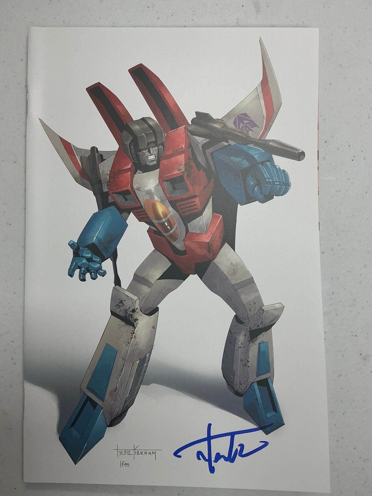 [Signed by Tyler Kirkham] Transformers 18 Unknown Comic Tyler Kirkham Virgin Var [IN STOCK] - DelsBricks Toys & CollectiblesComic BookDelsBricks Toys & CollectiblesUnknown Comic Books