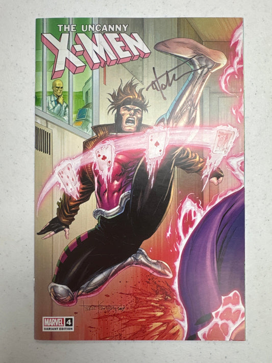[Signed by Tyler Kirkham] UNCANNY X - MEN 4 Kirkham Unknown Tyler Kirkham Exclusive Var - DelsBricks Toys & CollectiblesComic BookDelsBricks Toys & CollectiblesUnknown Comic Books