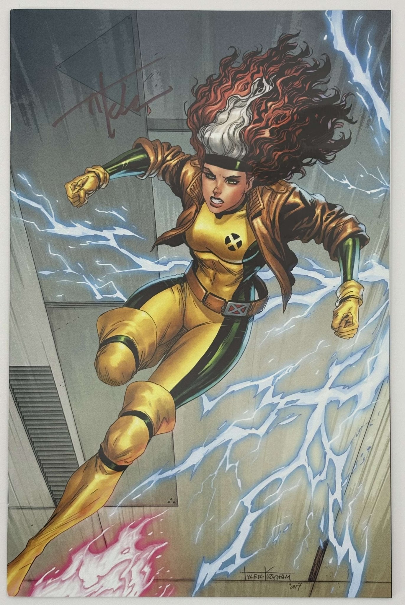 [Signed by Tyler Kirkham] UNCANNY X - MEN 5 Kirkham Unknown Tyler Kirkham Exclusive Virgin Var - DelsBricks Toys & CollectiblesComic BookDelsBricks Toys & CollectiblesUnknown Comic Books