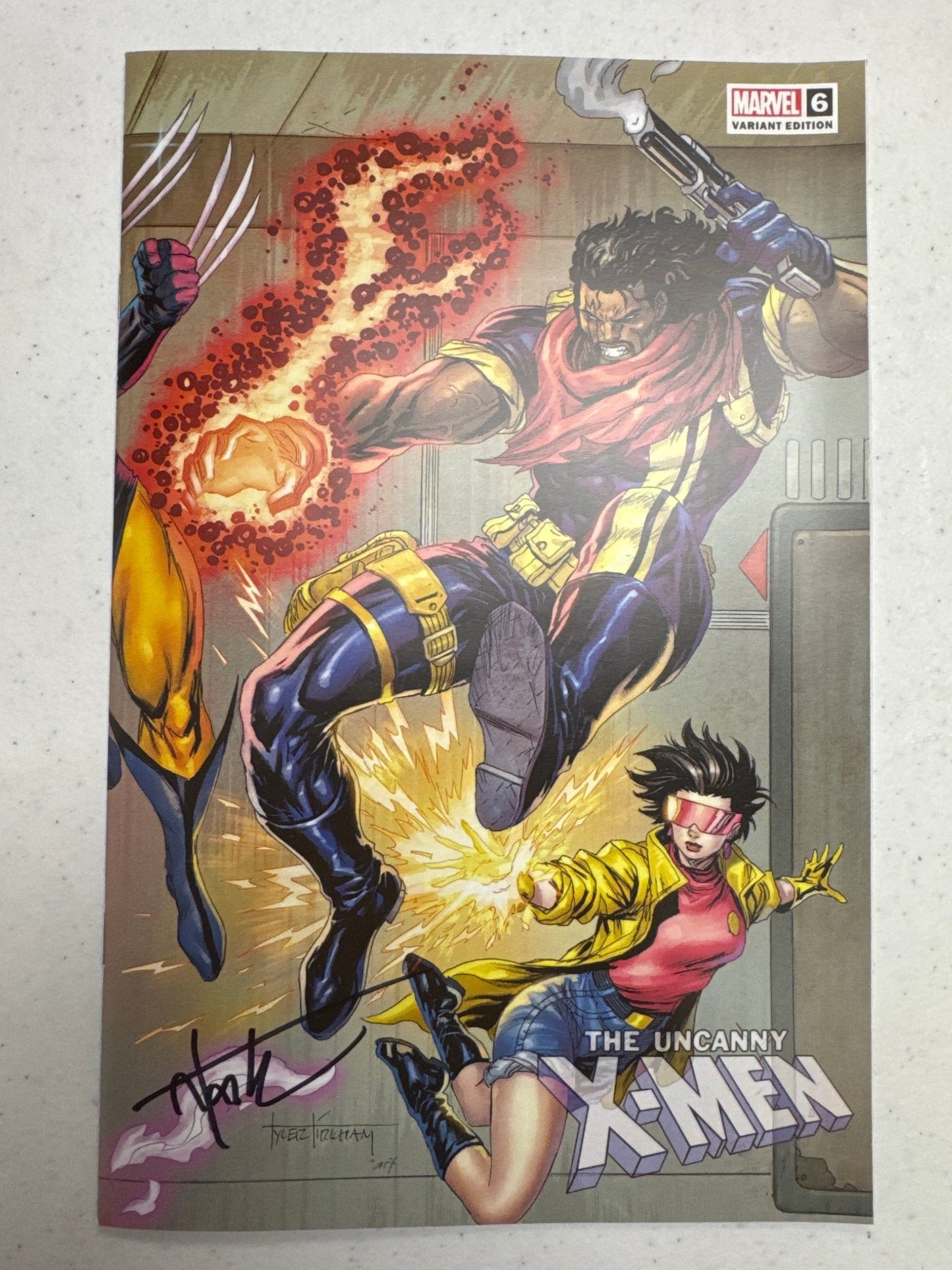 [Signed by Tyler Kirkham] UNCANNY X - MEN 6 Kirkham UNKNOWN COMICS EXCL - DelsBricks Toys & CollectiblesComic BookDelsBricks Toys & CollectiblesUnknown Comic Books