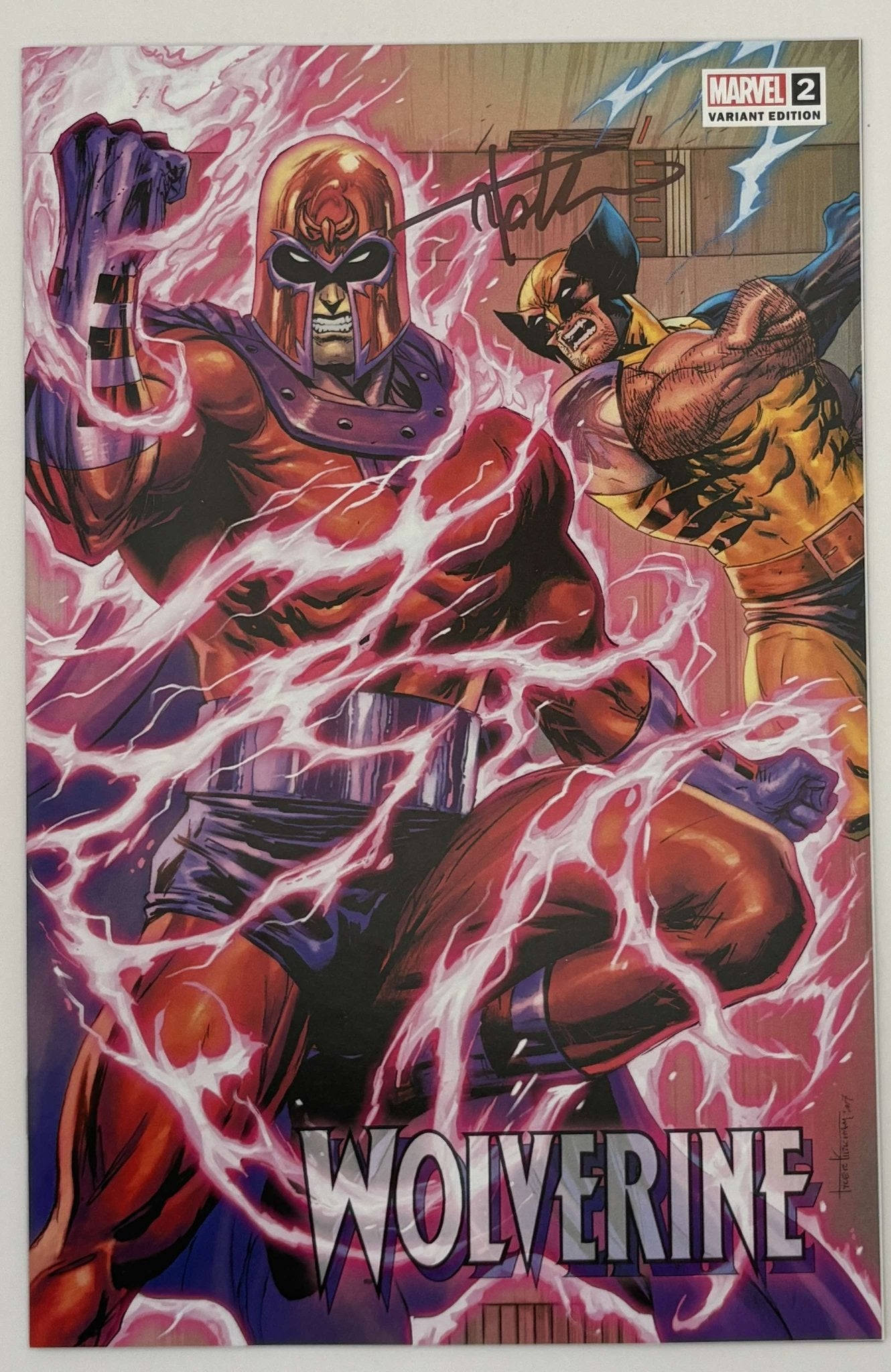 [Signed by Tyler Kirkham] WOLVERINE 2 Unknown Tyler Kirkham Connecting Cover Excl Var - DelsBricks Toys & CollectiblesComic BookDelsBricks Toys & CollectiblesUnknown Comic Books
