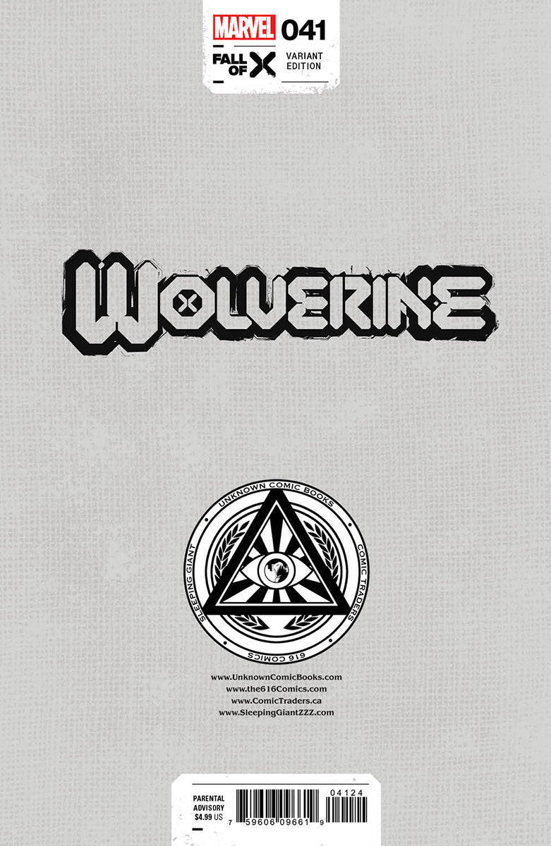 [Signed by Tyler Kirkham] WOLVERINE 41 Kirkham Unknown EXCL - DelsBricks Toys & CollectiblesComic BookDelsBricks Toys & CollectiblesUnknown Comic Books