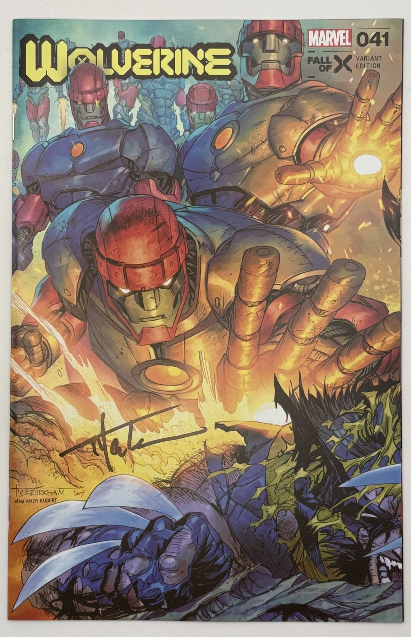 [Signed by Tyler Kirkham] WOLVERINE 41 Kirkham Unknown EXCL - DelsBricks Toys & CollectiblesComic BookDelsBricks Toys & CollectiblesUnknown Comic Books