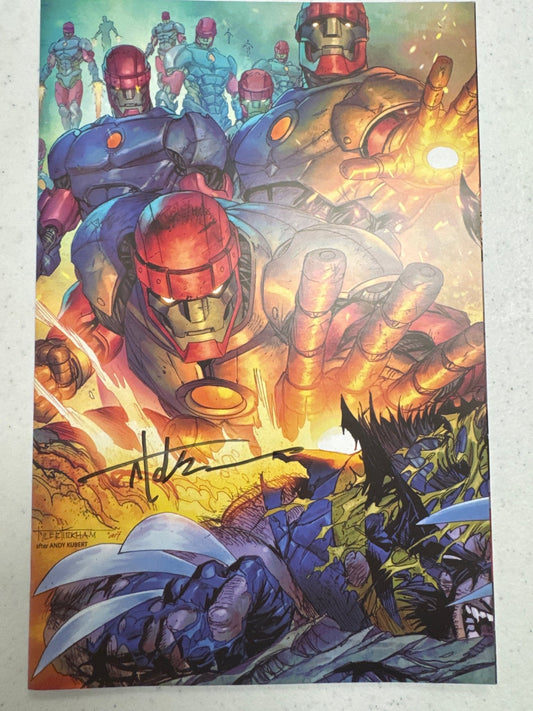 [Signed by Tyler Kirkham] WOLVERINE 41 Kirkham Unknown VIRGIN EXCL - DelsBricks Toys & CollectiblesComic BookDelsBricks Toys & CollectiblesUnknown Comic Books
