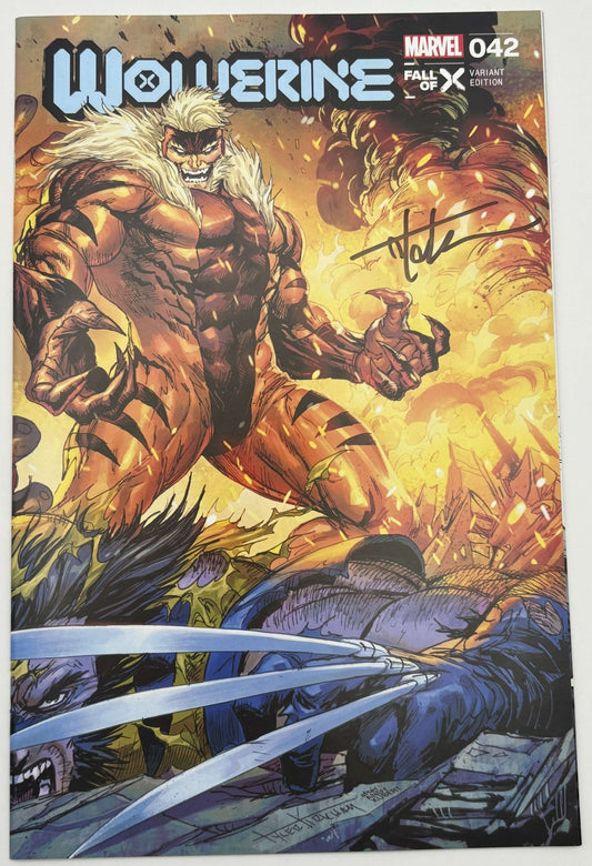 [Signed by Tyler Kirkham] WOLVERINE 42 UNKNOWN COMICS TYLER KIRKHAM EXCLUSIVE VAR [IN STOCK] - DelsBricks Toys & CollectiblesComic BookDelsBricks Toys & CollectiblesUnknown Comic Books
