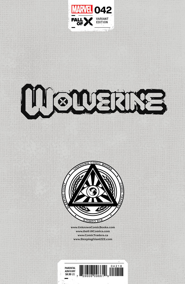 [Signed by Tyler Kirkham] WOLVERINE 42 UNKNOWN COMICS TYLER KIRKHAM EXCLUSIVE VAR [IN STOCK] - DelsBricks Toys & CollectiblesComic BookDelsBricks Toys & CollectiblesUnknown Comic Books