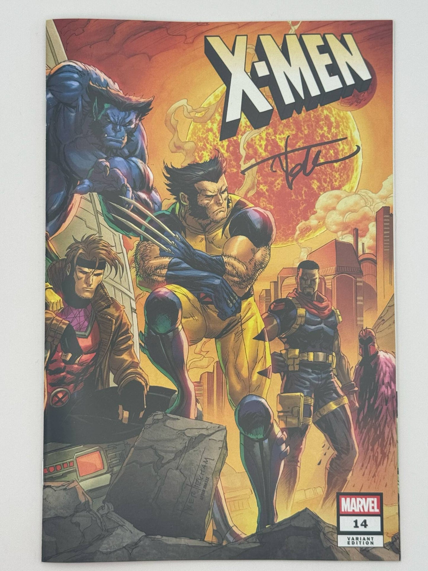 [Signed by Tyler Kirkham] X - Men 14 Unknown Comic Tyler Kirkham CONNECTING COVER Exclusive Var [IN STOCK] - DelsBricks Toys & CollectiblesComic BookDelsBricks Toys & CollectiblesUnknown Comic Books